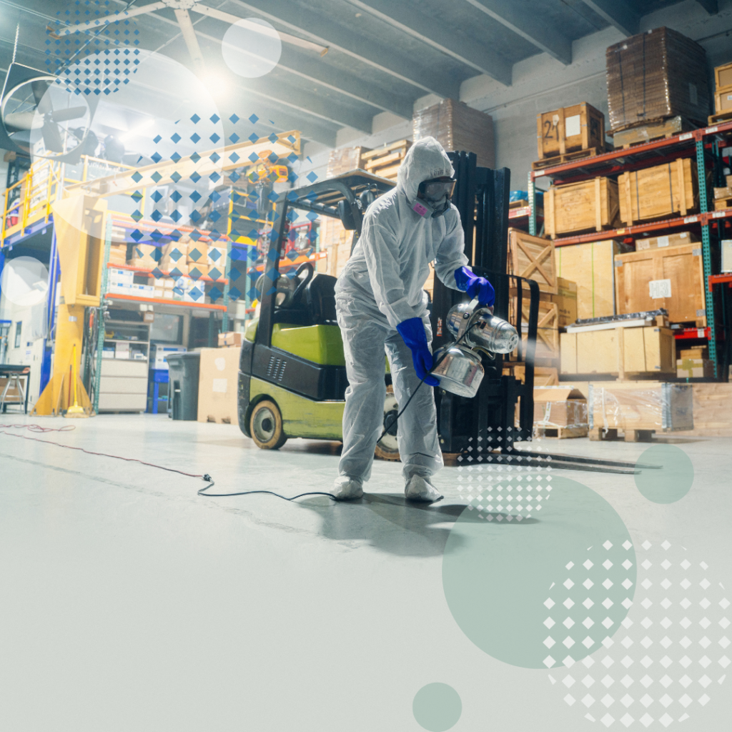Feathers Cleaning and Hygiene team provides industrial cleaning services in Port Elizabeth