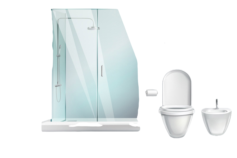 Clean and well-maintained office bathroom with fresh-smelling interiors.