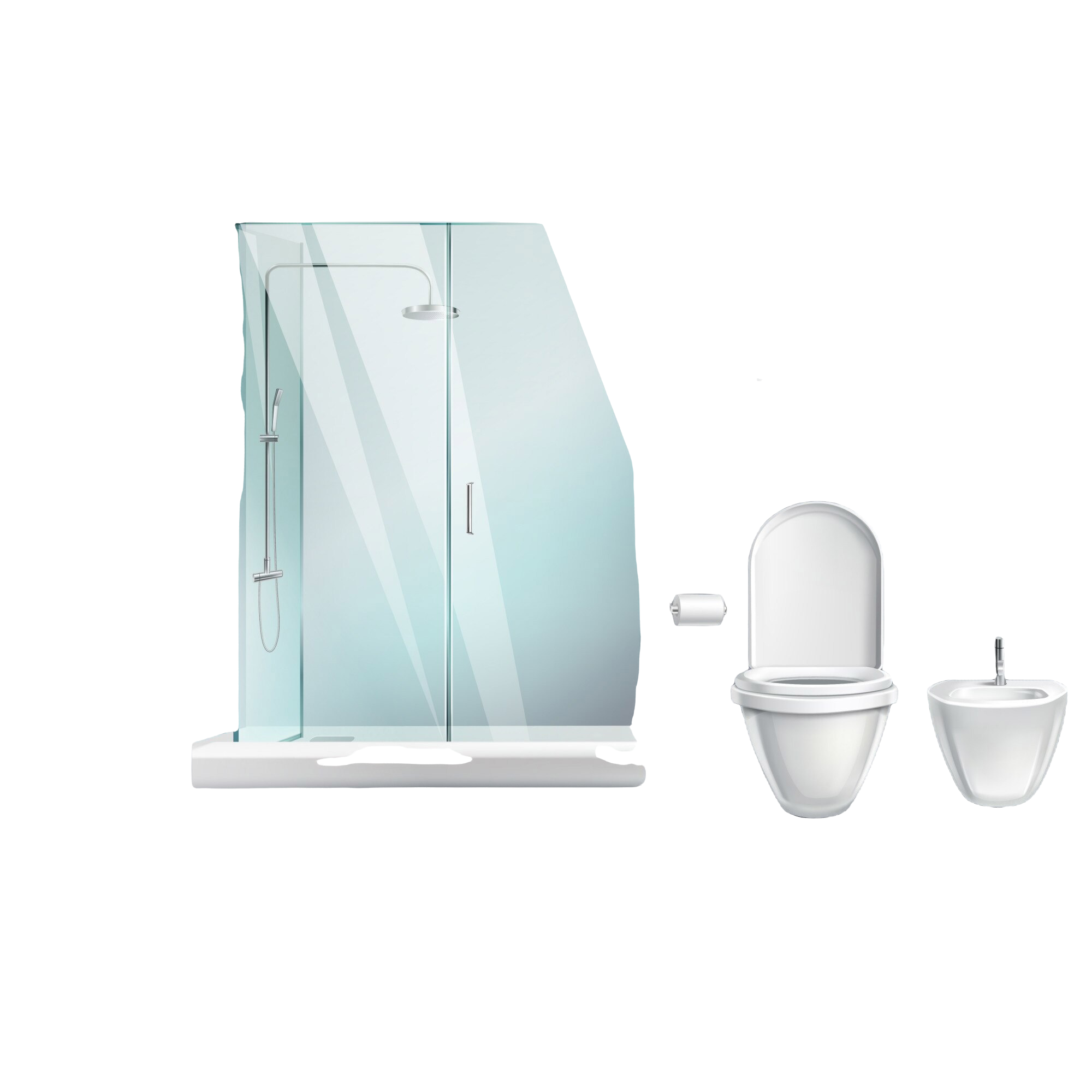 Clean and well-maintained office bathroom with fresh-smelling interiors.